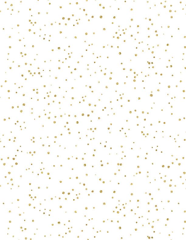 Sprinkles White Fabric By Lakeside Art Studio