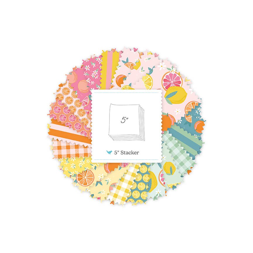 Citrus Kiss 5" Stacker (42pc) From Riley Blake Designs
