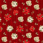 5in Squares Poinsettia Radiance 42pcs
