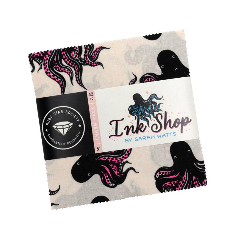 Ink Shop Charm Pack 5 in by 5 in From Ruby Star Society