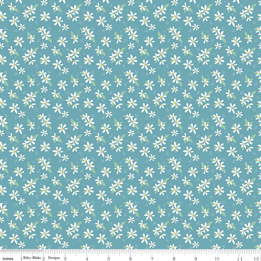 Citrus Kiss Ditsy Capri Fabric From Riley Blake Designs