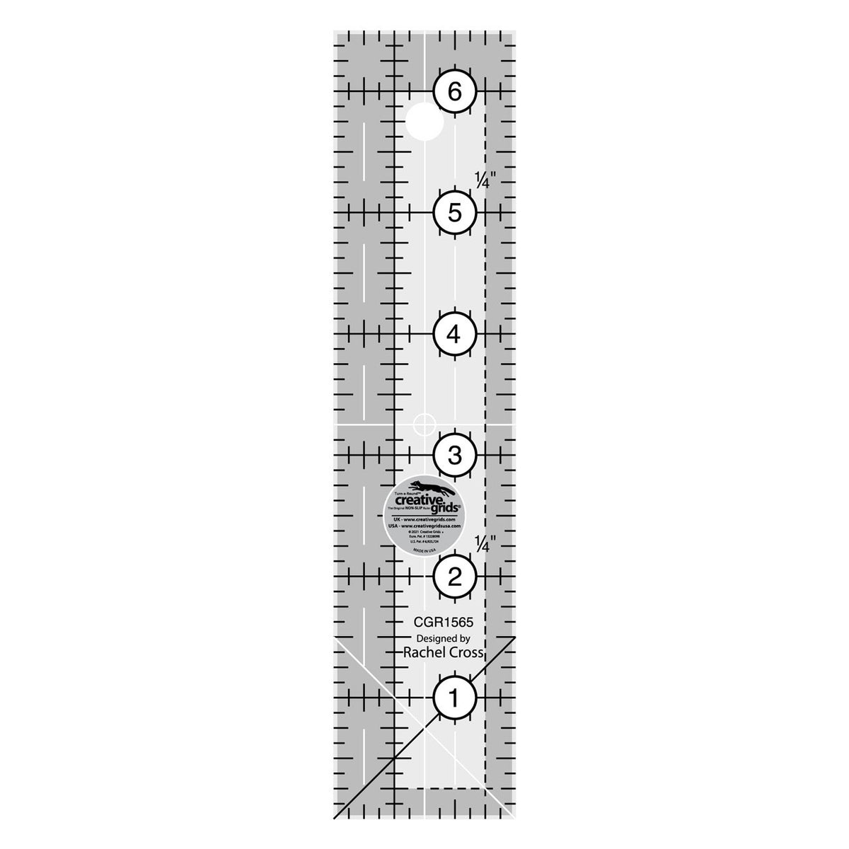 Ruler CGR Quilting 1-1/2in x 6-1/2in