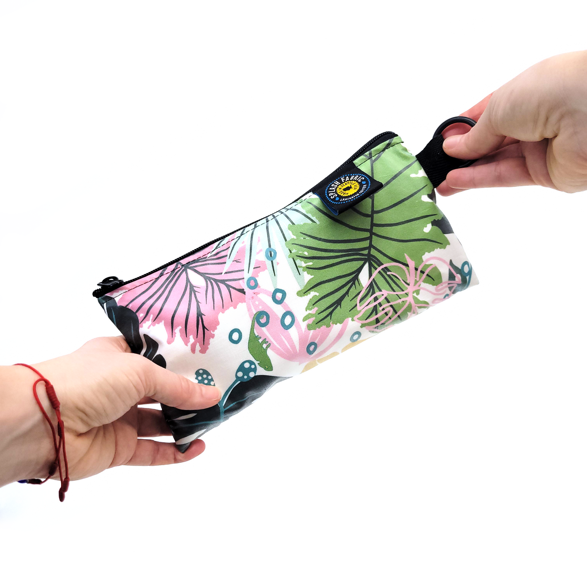 Splash Laminate Cotton Zipper Pouch Sewing Kit - Cool Cats