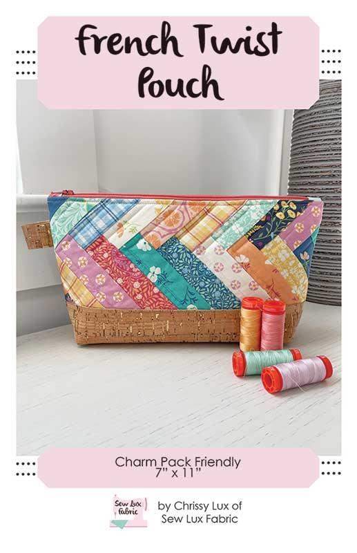 French Twist Pouch * SLF 2602 Sew Lux Fabric#1