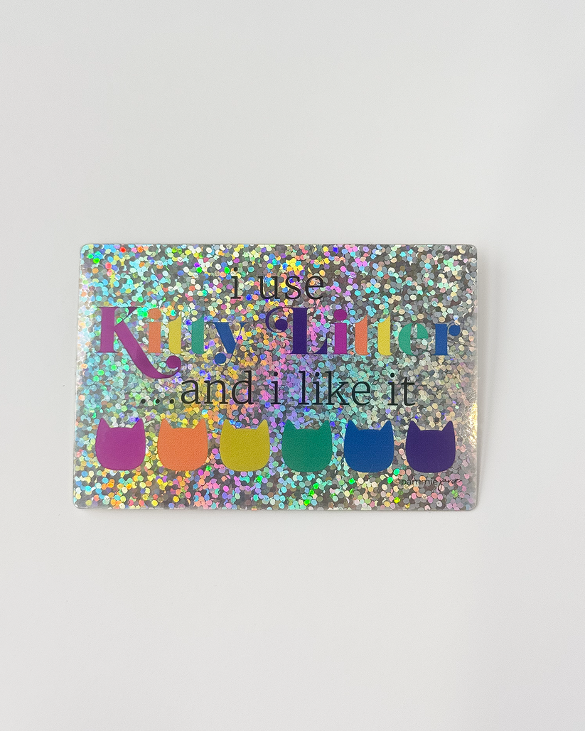 Kitty Litter Sticker