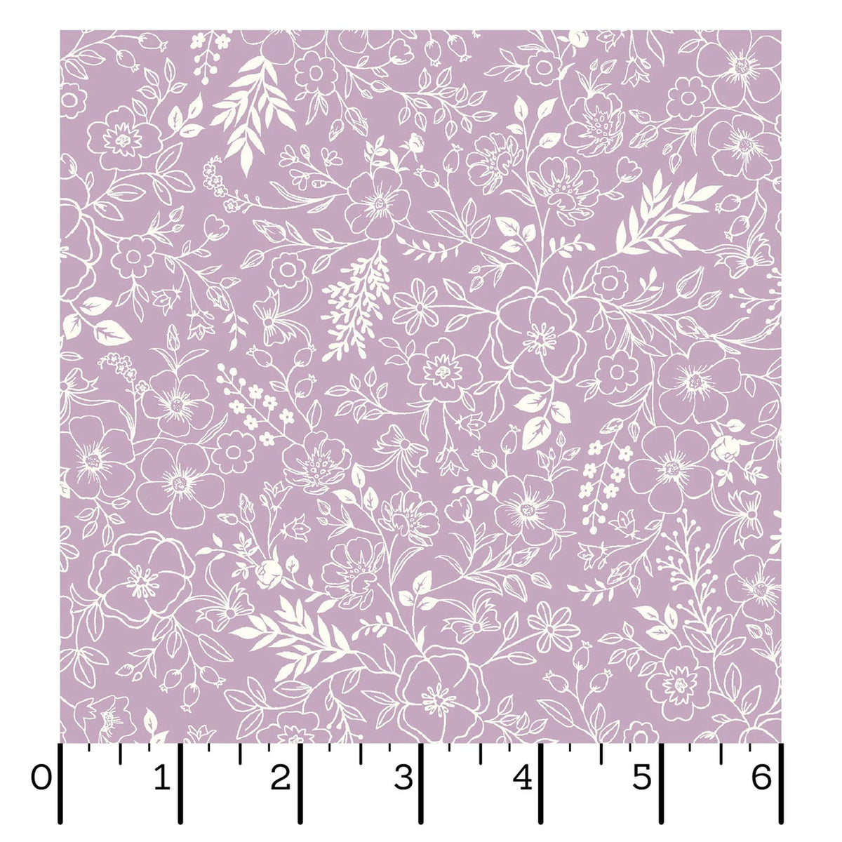 Kimberbell Cottontail Farm Toile Plum Fabric From Maywood Studio