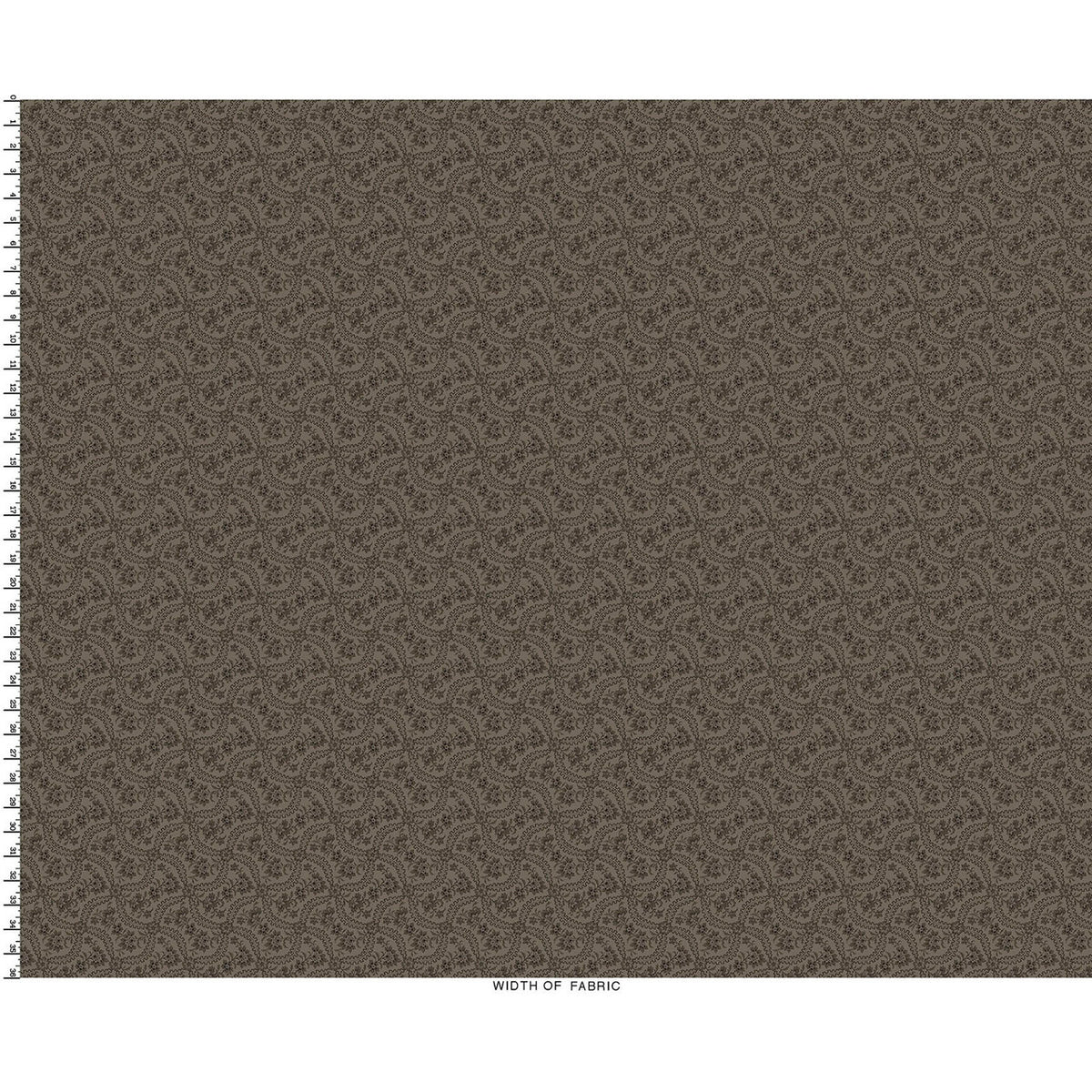 Nottingham Apple Core Flower Dark Tan Fabric From Maywood Studio