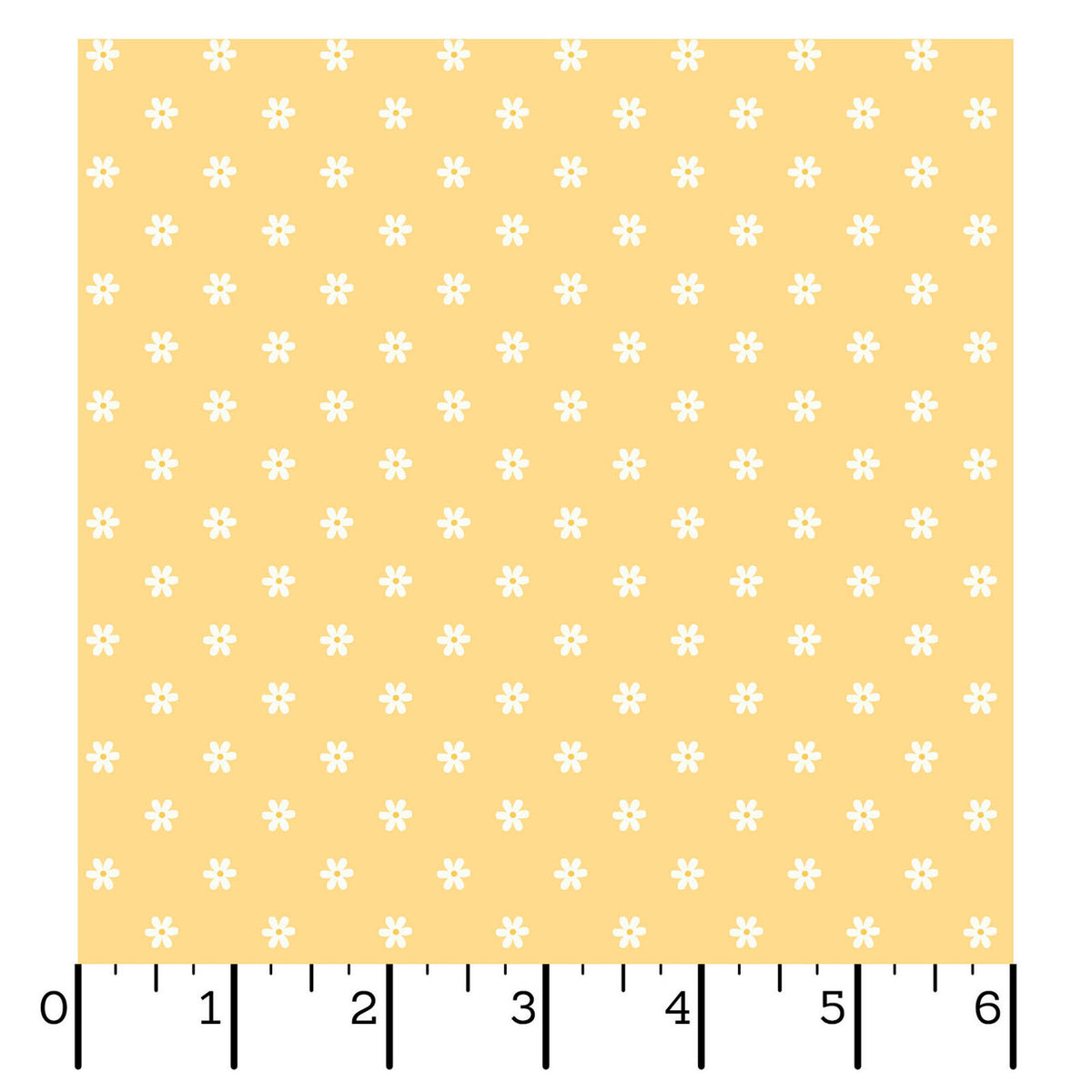 Kimberbell Cottontail Farm Daisy Dot Yellow Fabric From Maywood Studio