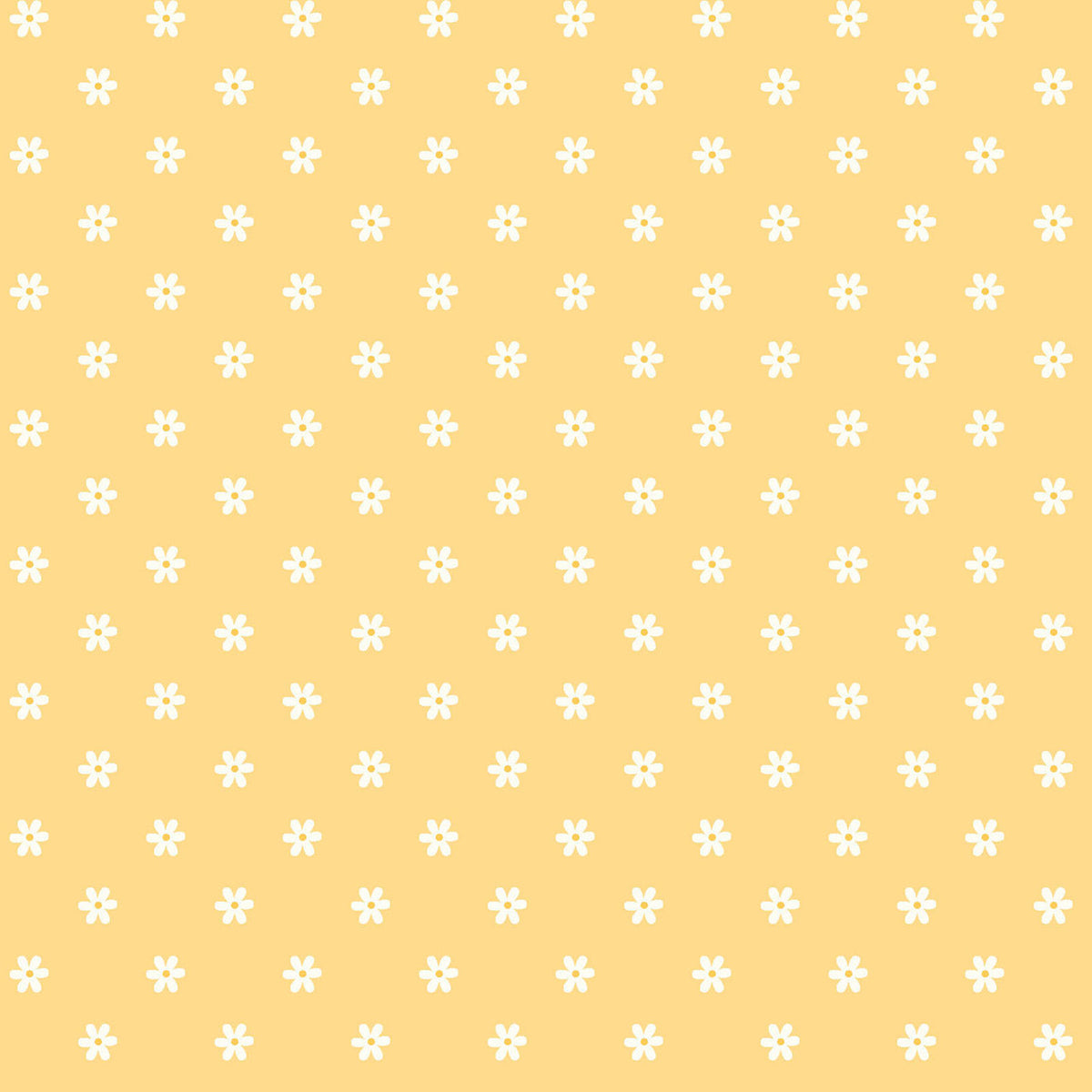 Kimberbell Cottontail Farm Daisy Dot Yellow Fabric From Maywood Studio