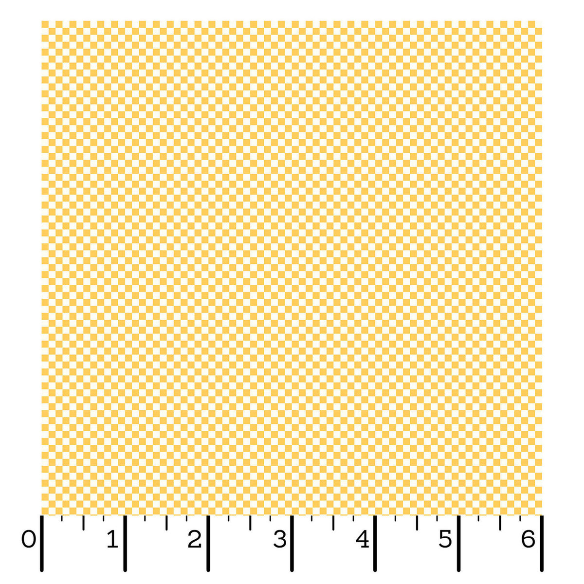 Kimberbell Cottontail Farm Mini Check Yellow Fabric From Maywood Studio