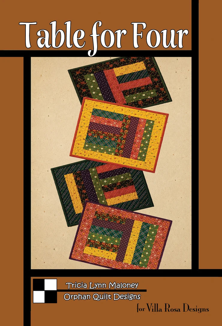 VR Table for Four Quilted Placemat Pattern