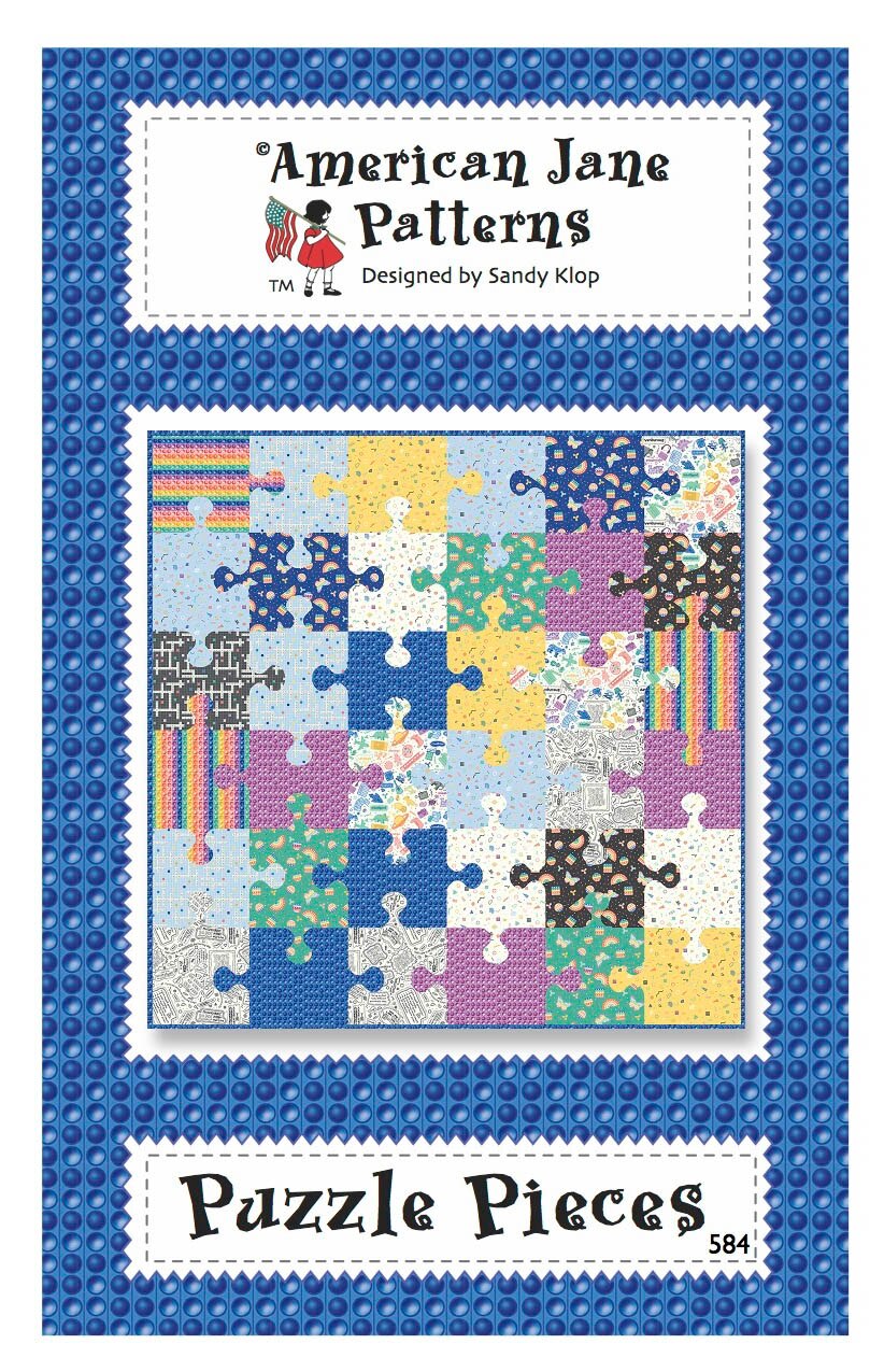 American Jane Patterns Puzzle Pieces Quilt Pattern