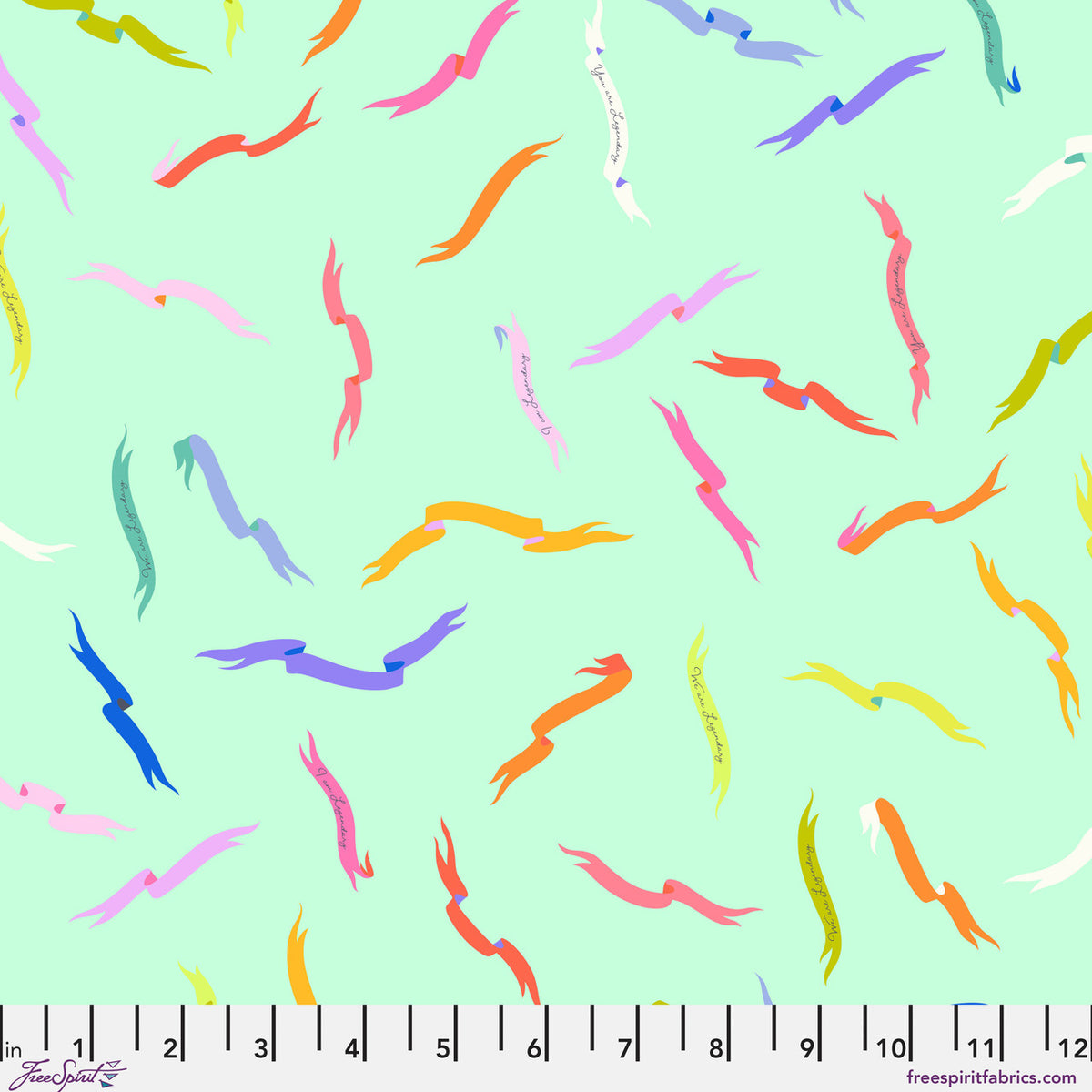 Legendary Gentle Reminder Stardust Fabric From Tula Pink