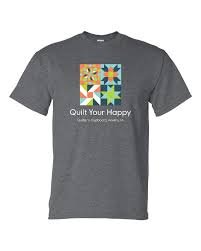 Quilt Your Happy - L - Quilter's Cupboard T-Shirt