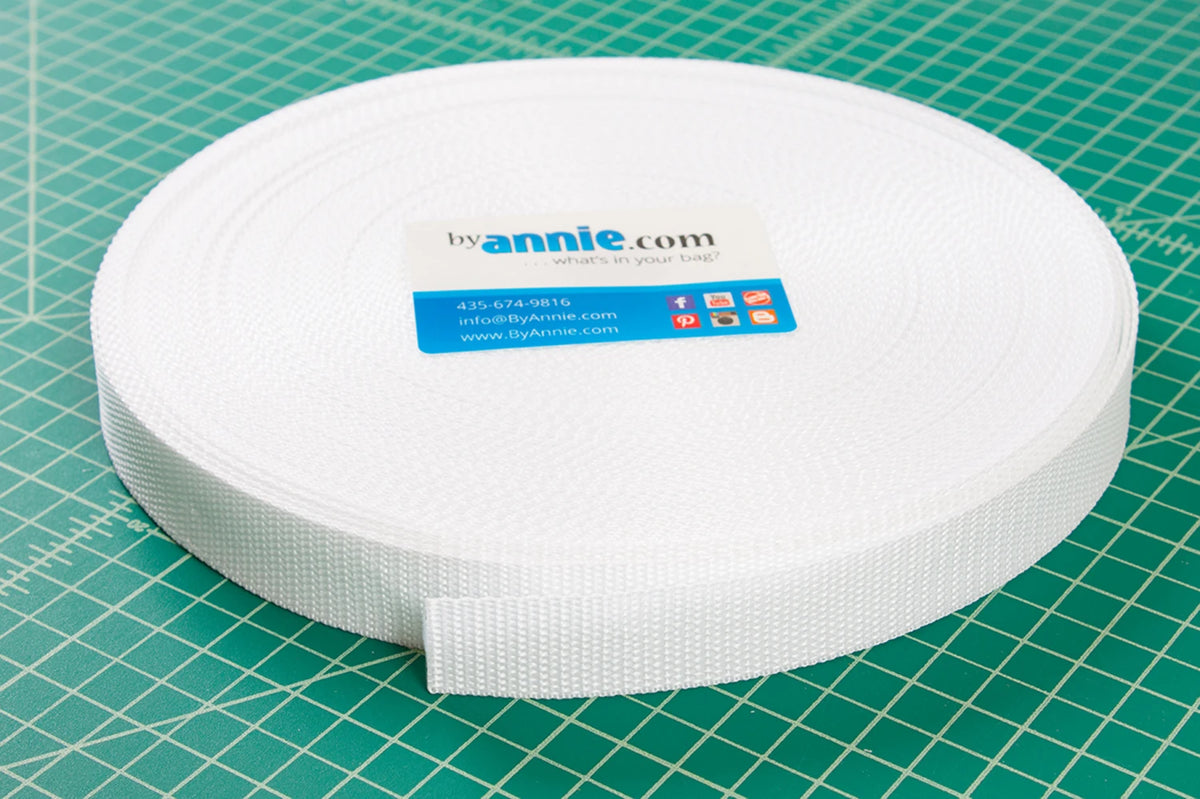 Webbing 1" White