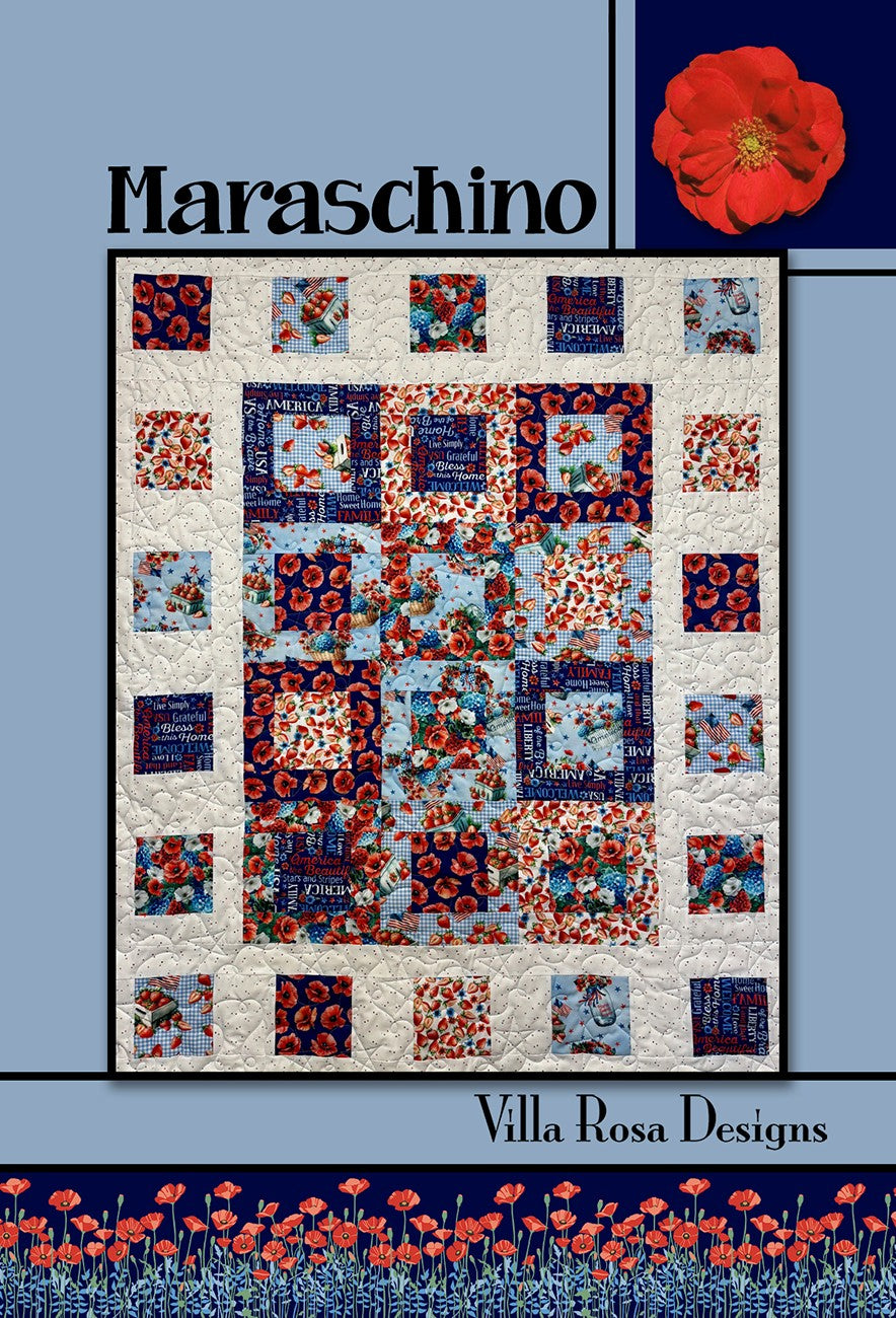 Villa Rosa Designs Maraschino Quilt Pattern