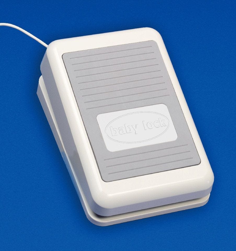 Baby Lock Dual Function Foot Control