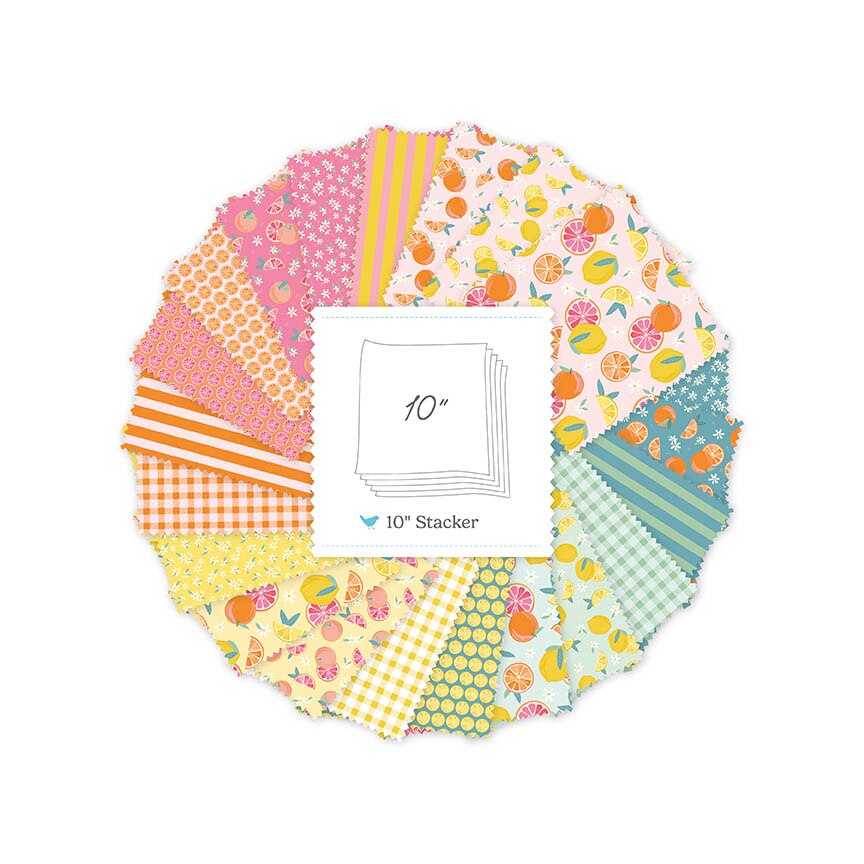 Citrus Kiss 10" Stacker (42pc) From Riley Blake Designs