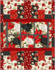 2.5in Strips Poinsettia Radiance
