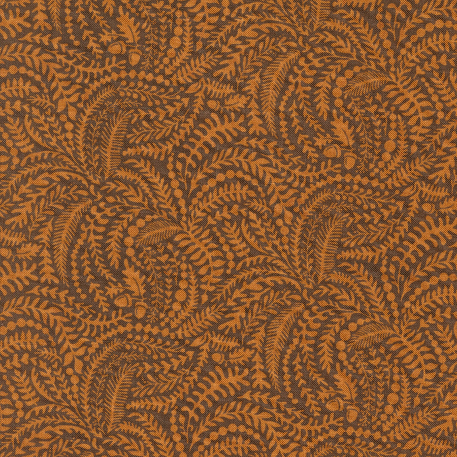 Acorn Hollow Yam Leaves Fabric