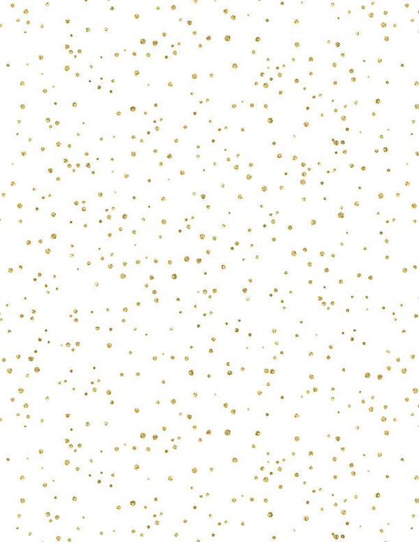 Sprinkles White Fabric By Lakeside Art Studio