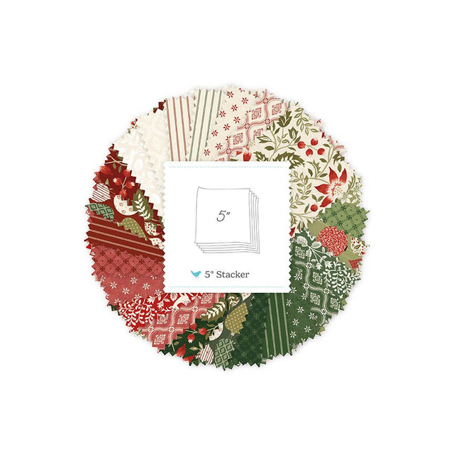 Laura Ashley Tales of Yuletide 5" Stacker (42pc) From Riley Blake Designs