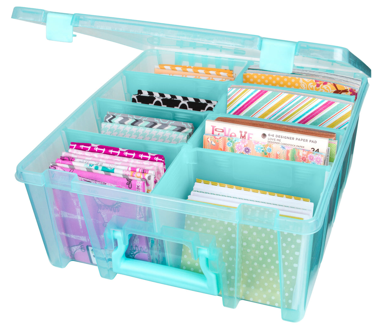 Artbin Super Satchel Double Deep Aqua