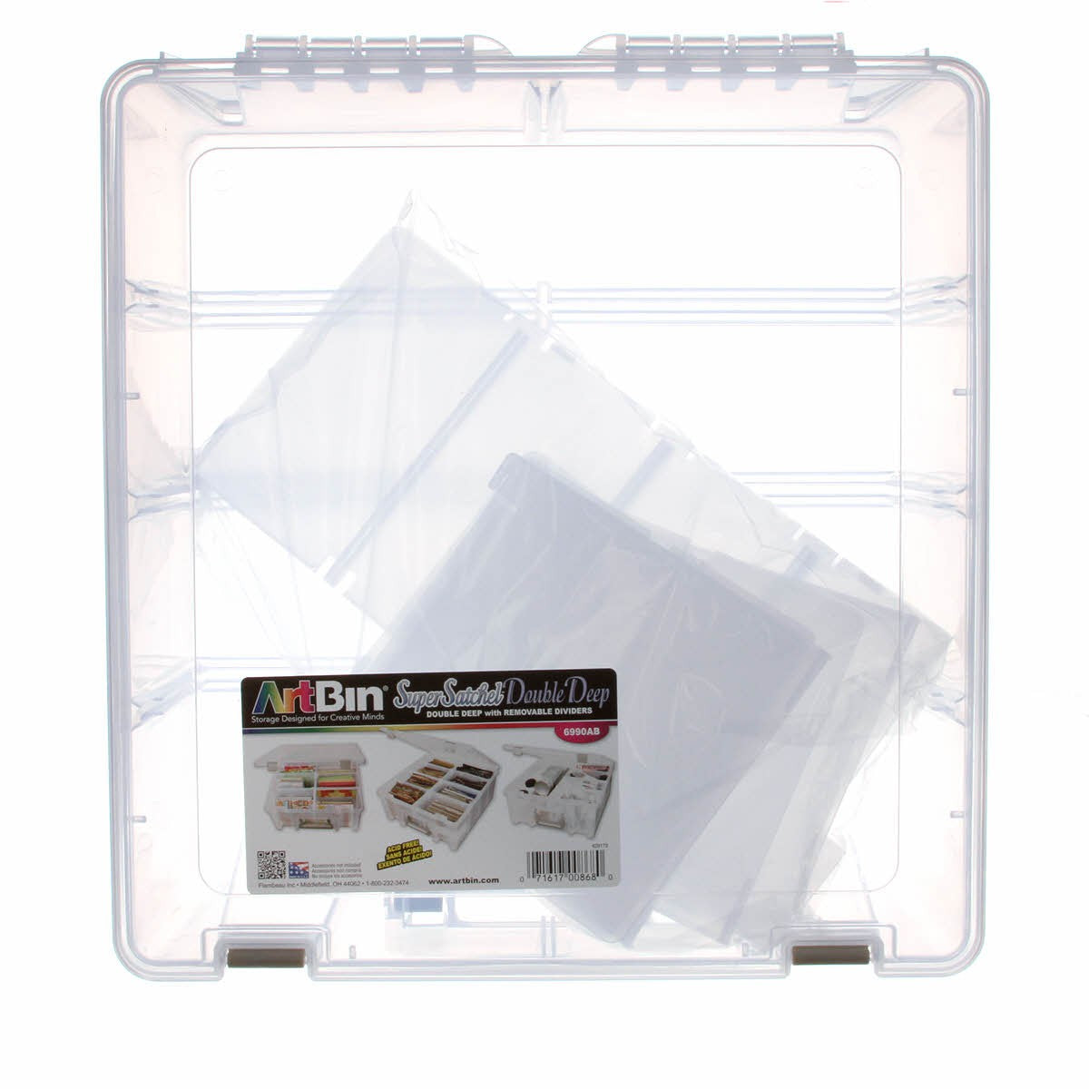 Artbin Super Satchel Double Deep Clear