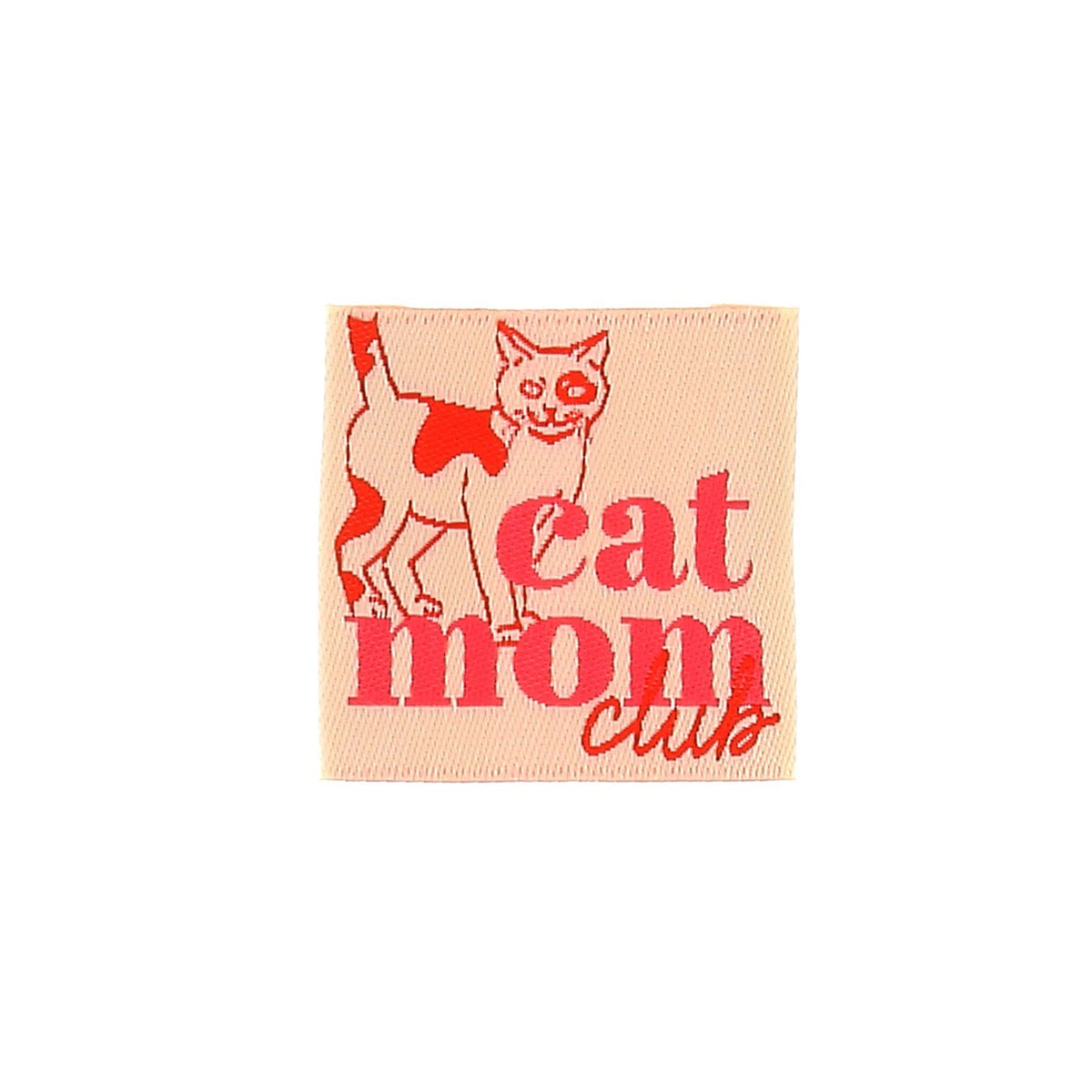 Sew In Labels Cat Mom Club 4pk