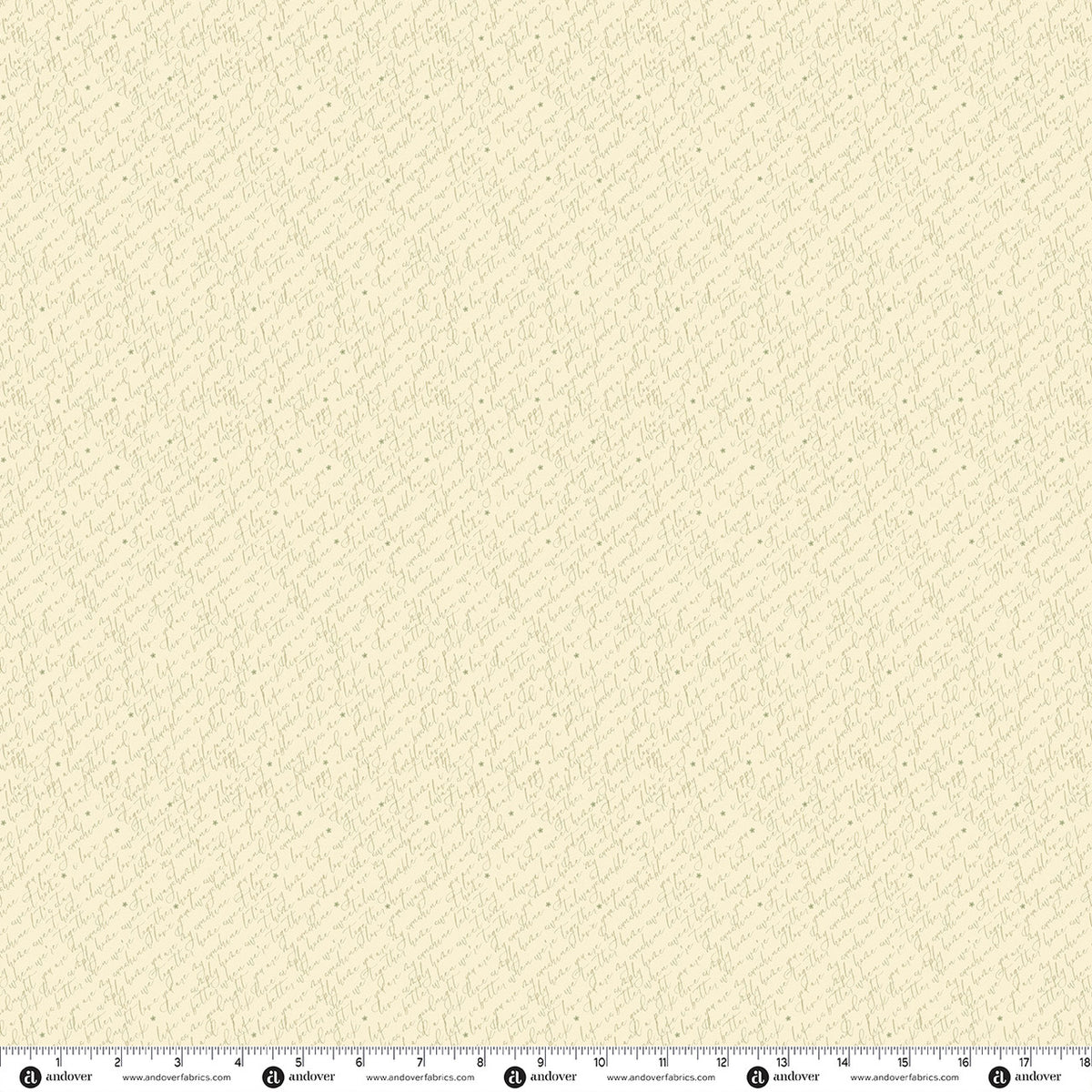 Backroad Blooms Sentiments Buttercream Fabric From Andover Fabrics