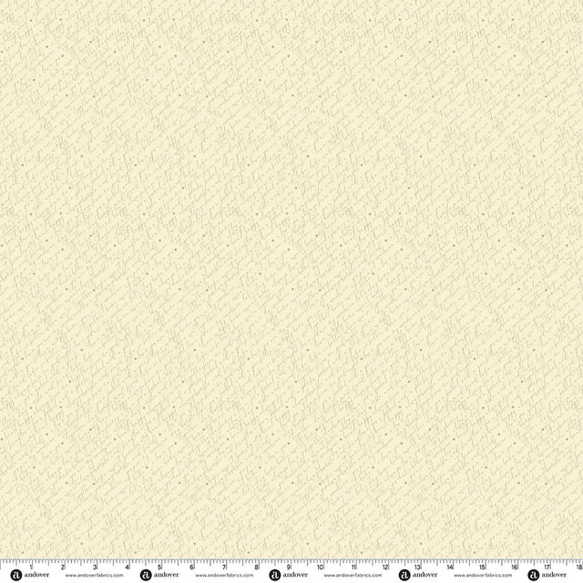Backroad Blooms Sentiments Buttercream Fabric From Andover Fabrics