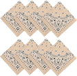 Khaki Paisley Cotton Bandana 21" From Jeatonge
