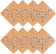Almond Paisley Cotton Bandana 21" From Jeatonge
