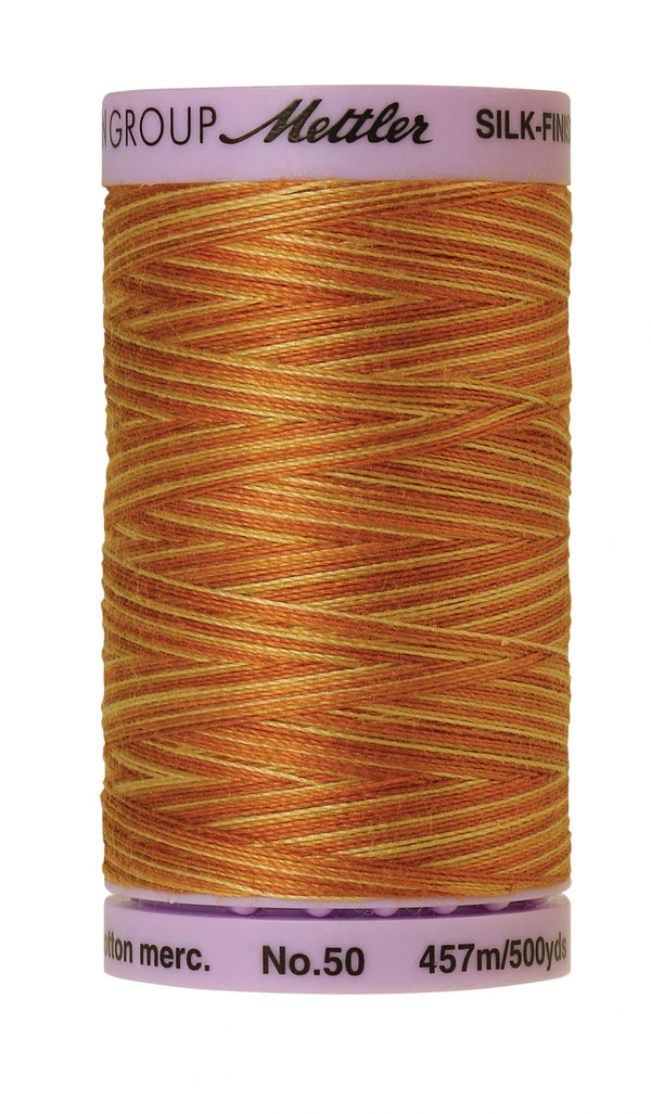 Mettler 9856 Silk-Finish 50wt Variegated Cotton Thread 500yd/457M Lions Mane