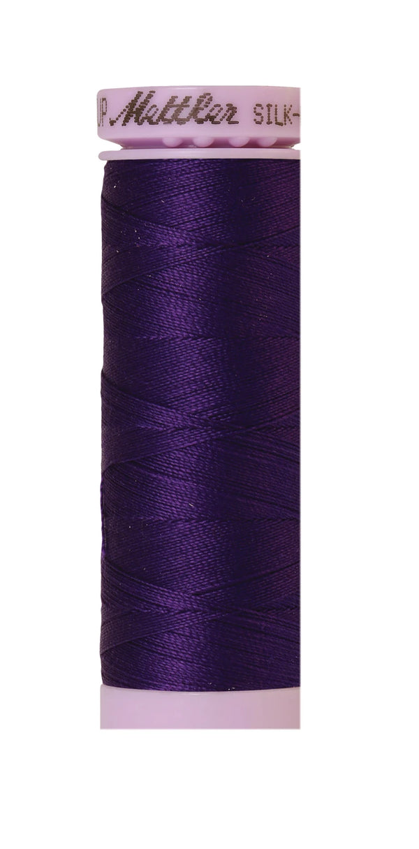 Mettler 0046 Silk-Finish 50wt Solid Cotton Thread 164yd/150M Deep Purple