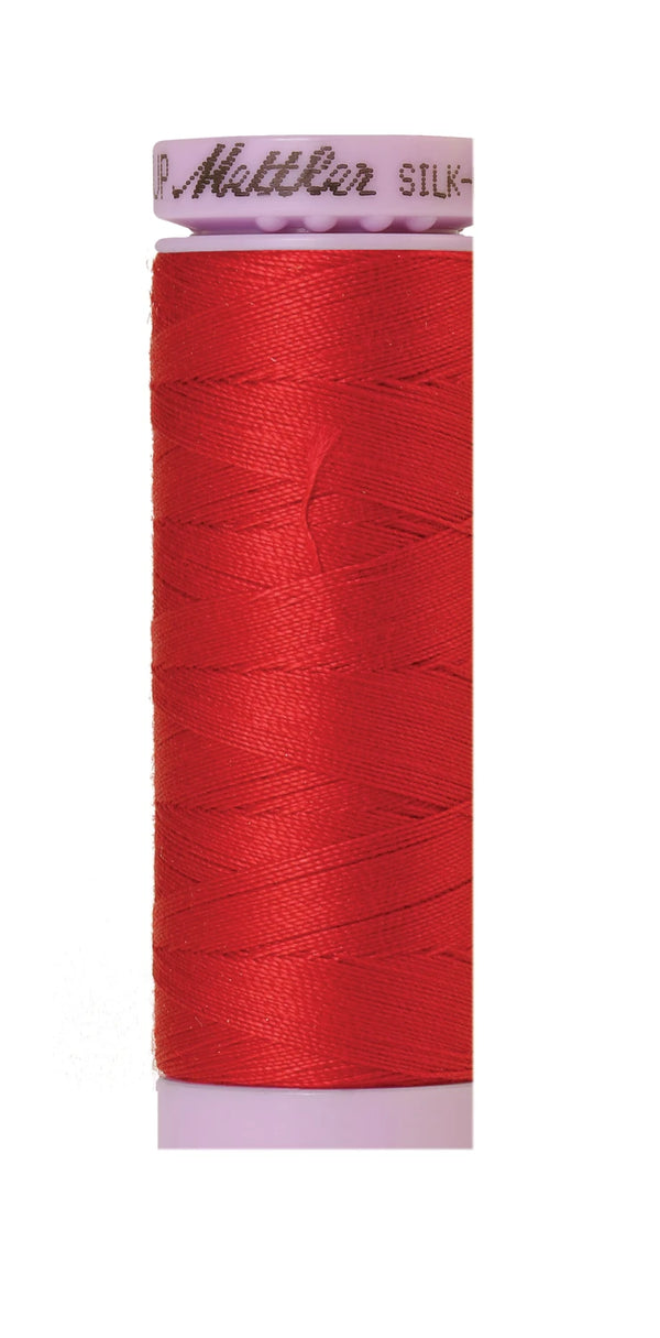 Mettler 0501 Silk-Finish 50wt Solid Cotton Thread 164yd/150M Wildfire