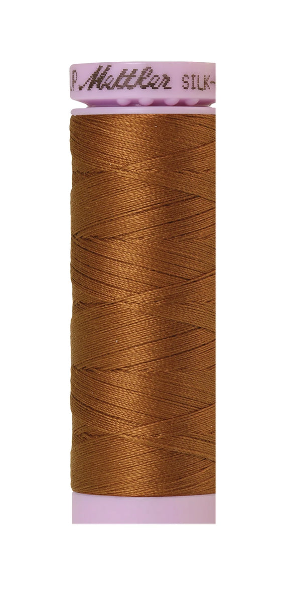 Mettler 0900 Silk-Finish 50wt Solid Cotton Thread 164yd/150M Light Cocoa