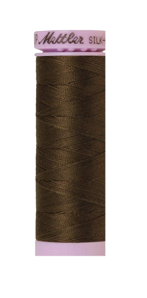 Mettler 1043 Silk-Finish 50wt Solid Cotton Thread 164yd/150M Olive