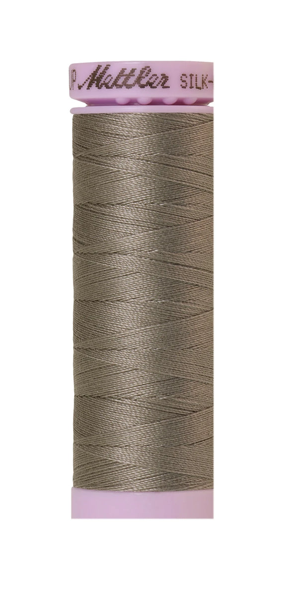 Mettler 1358 Silk-Finish 50wt Solid Cotton Thread 164yd/150M December Sky