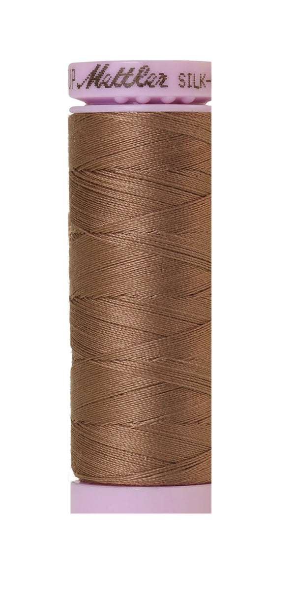 Mettler 1380 Silk-Finish 50wt Solid Cotton Thread 164yd/150M Espresso