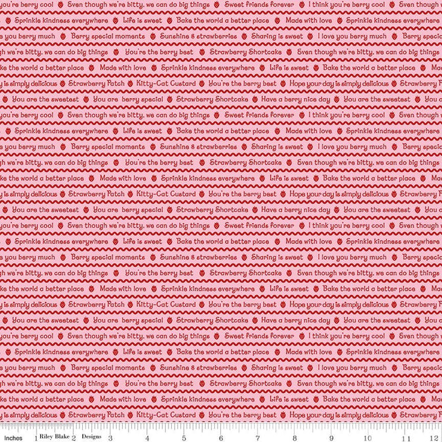 The World of Strawberry Shortcake Text Pink