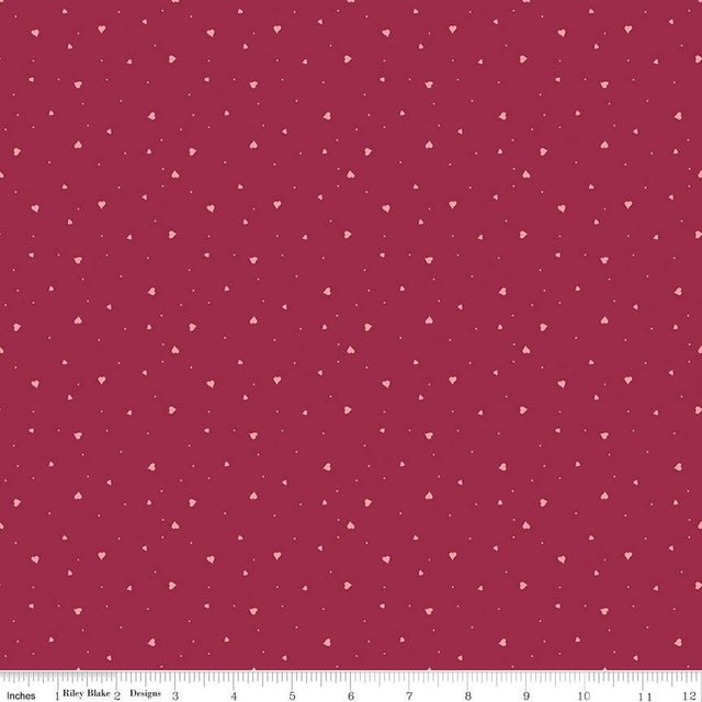 Apple Pie Filling Heart Blender Berry Fabric From Riley Blake Designs
