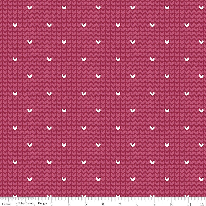 Apple Pie Filling Knit Sweater Berry Fabric From Riley Blake Designs