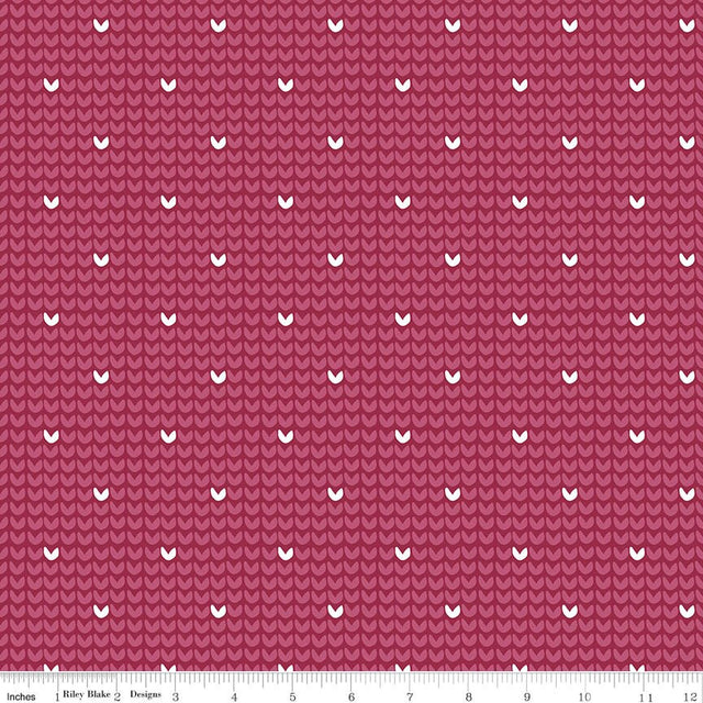 Apple Pie Filling Knit Sweater Berry Fabric From Riley Blake Designs