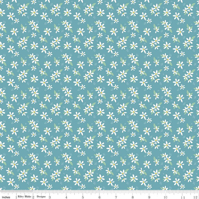 Citrus Kiss Ditsy Capri Fabric From Riley Blake Designs