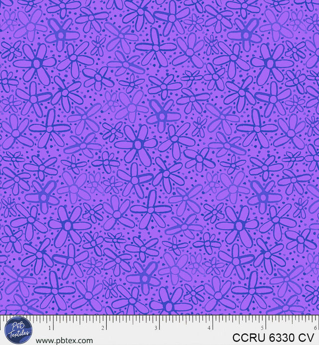 Color Crush Doodle Flower Allover CV
