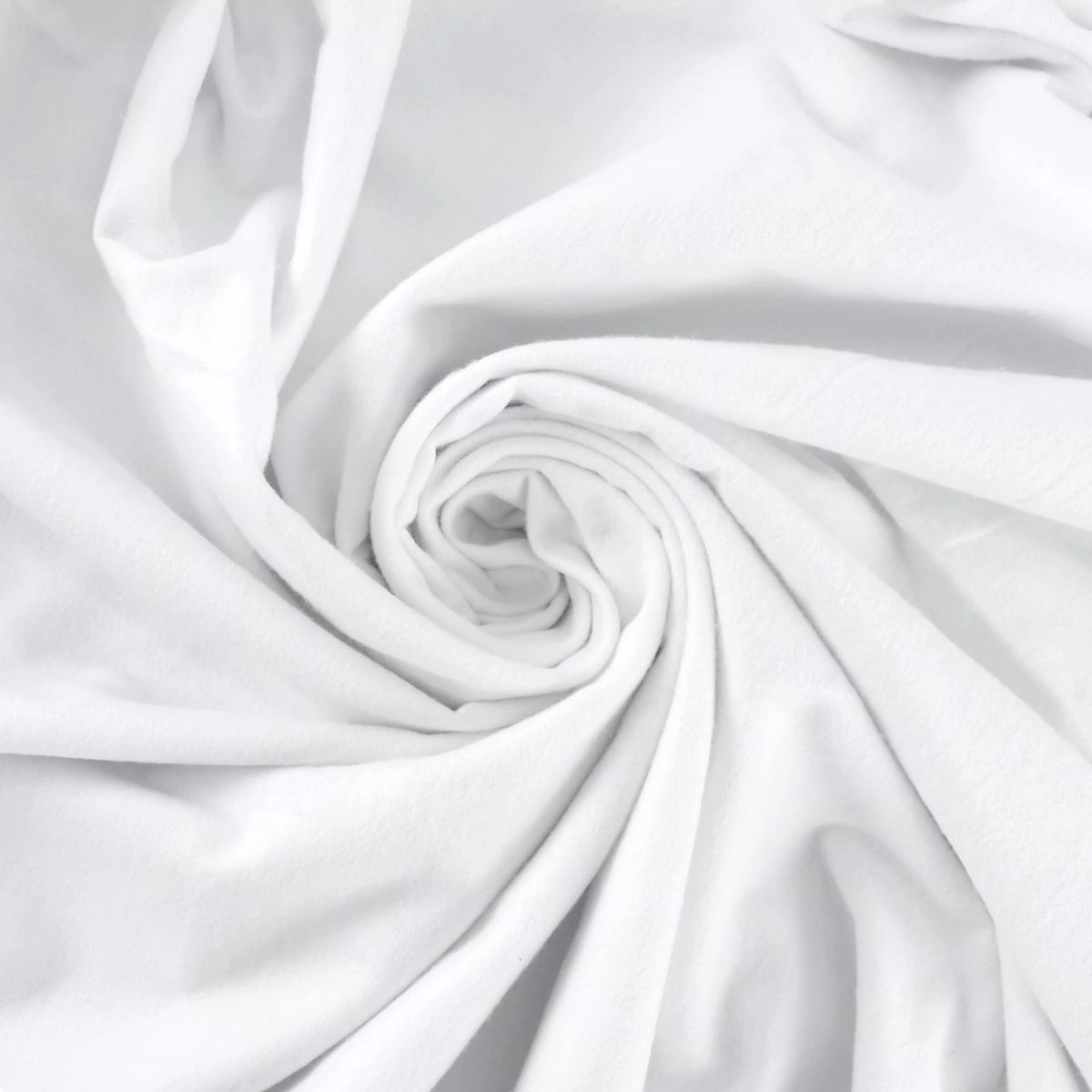 Flannel Solid White Fabric by Camelot Fabrics