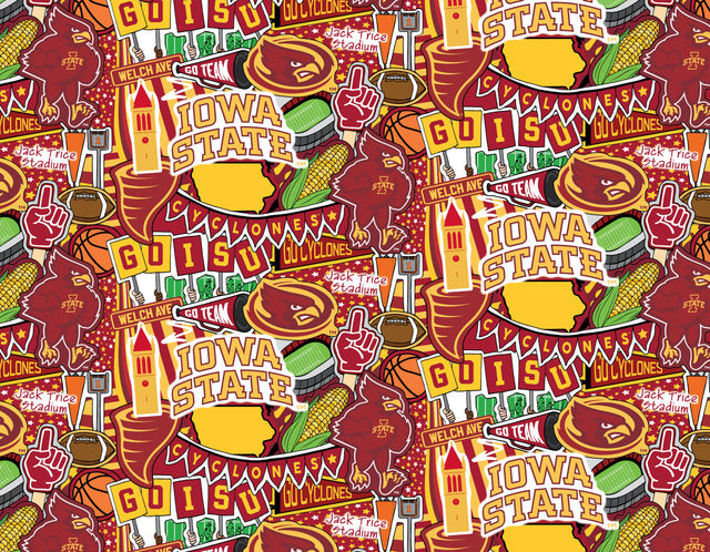 Iowa State Doodle Allover ISU2001