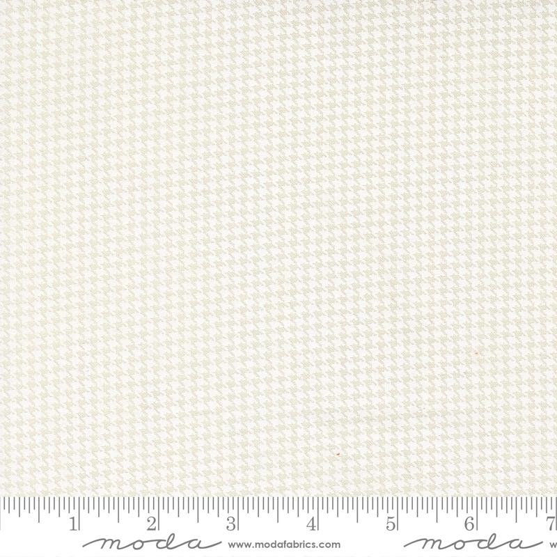 Ink Houndstooth Porcelain White 55745 22 Moda #1