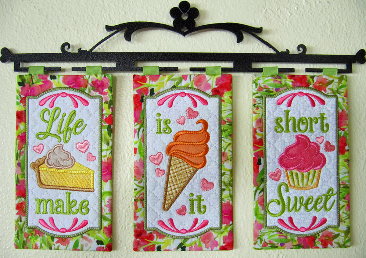 Life is Short, Make it Sweet Table Top Display Pattern